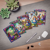 Wonderland Wishes Multi-Design Birthday Cards 5-Pack Youth - Five colorful and whimsical birthday cards featuring various designs inspired by Wonderland. Perfect for spreading joy and celebration to your loved ones.