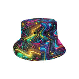 Neon Pulse Rave Unisex Bucket Hat