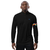 Adidas Quarter Zip Men's Pullover - Cosplay Moon