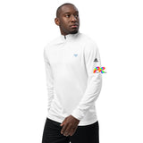 Adidas Quarter Zip Men's Pullover - Cosplay Moon