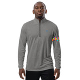 Adidas Quarter Zip Men's Pullover - Cosplay Moon