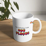 Material: white ceramic Available in two sizes: 11oz (0.33 l) and 15oz (0.44 l) C-shaped handle Convention gift Anime Gift Glossy finish Anime Coffee Mug "Con Plague" Coffee Mug Anime Coffee Mug, "Suffering From Con Plague, Cosplay Mug, Anime Gift, White Ceramic Mug, 11oz and 15oz, Cosplay Moon - Cosplay Moon