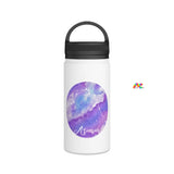 Stainless Steel Water Bottle, Handle Lid - Ashley's Cosplay Cache