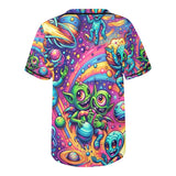 Rave Adventure Men's Baseball Jersey featuring a vibrant, eye-catching design with comfortable fit, perfect for festival-goers looking to stand out and express their love for rave culture at the next big event.