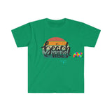 green, Beach Vibes Unisex Softstyle T-Shirt - Cosplay Moon