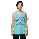 Cosplay Moon, Birds Aren't Real, Men’s, Tank Top, 100% Cotton, Relaxed Fit - Cosplay Moon