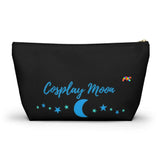 Black, Make-up Bag, Con Life, White or Black, Small or Large, Anime Gift, Accessory Pouch w T-bottom - Cosplay Moon