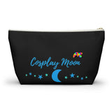 Black, Make-up Bag, Con Life, White or Black, Small or Large, Anime Gift, Accessory Pouch w T-bottom - Cosplay Moon