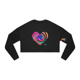 Bright Heart Women's Cropped Sweatshirt - Cosplay Moon