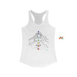 Chakras and Om Women's Ideal Racerback Tank - Ashley's Cosplay Cache