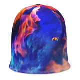 Chaos Festival Beanie on Prism Raves. This beanie features a vibrant, psychedelic design, ideal for festival-goers. The eye-catching pattern consists of a chaotic mix of colors and abstract shapes, embodying the energetic spirit of music festivals. It's a perfect accessory for adding a touch of whimsy and color to any rave or festival outfit.