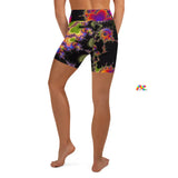 Colorful Fractal Rave Shorts - Cosplay Moon