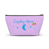 Purple, Makeup Bag, "Suffering From Con Plague", Anime Gifts, Con-Goers Gifts, 2 Sizes, Accessory Pouch w T-bottom, Cosplay Moon - Cosplay Moon