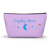 Purple, Makeup Bag, "Suffering From Con Plague", Anime Gifts, Con-Goers Gifts, 2 Sizes, Accessory Pouch w T-bottom, Cosplay Moon - Cosplay Moon