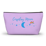 Purple, Makeup Bag, "Suffering From Con Plague", Anime Gifts, Con-Goers Gifts, 2 Sizes, Accessory Pouch w T-bottom, Cosplay Moon - Cosplay Moon