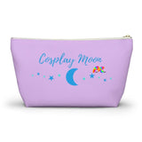 Purple, Makeup Bag, "Suffering From Con Plague", Anime Gifts, Con-Goers Gifts, 2 Sizes, Accessory Pouch w T-bottom, Cosplay Moon - Cosplay Moon