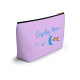 Purple, Makeup Bag, "Suffering From Con Plague", Anime Gifts, Con-Goers Gifts, 2 Sizes, Accessory Pouch w T-bottom, Cosplay Moon - Cosplay Moon