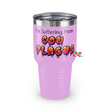 Water Bottle, "Suffering From Con Plague", Ringneck Tumbler, 30oz - Cosplay Moon