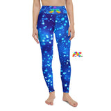Cool Attitude Yoga Leggings from Prism Raves, featuring a unique and edgy design with vibrant colors and abstract patterns. These rave leggings are available in a variety of sizes, ensuring a comfortable and stylish fit for any festival-goer. - Prism Raves