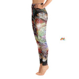 Czech Republic Festival Leggings from Prism Raves, showcasing a vibrant and intricate pattern inspired by Czech art and culture. Available in multiple sizes, these rave leggings combine traditional motifs with a modern twist, perfect for adding a unique and cultural flair to your festival wardrobe