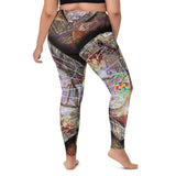 Czech Republic Festival Leggings from Prism Raves, showcasing a vibrant and intricate pattern inspired by Czech art and culture. Available in multiple sizes, these rave leggings combine traditional motifs with a modern twist, perfect for adding a unique and cultural flair to your festival wardrobe