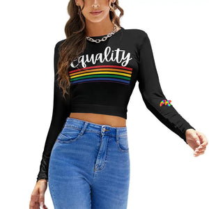Equality Backless Long Sleeve T-shirt - Cosplay Moon