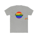 gray crew neck short sleeve t-shirt sizes small to 3XL Equality Men's Cotton Crew Tee - Cosplay Moon