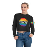 Equality Women's Cropped Sweatshirt - Cosplay Moon