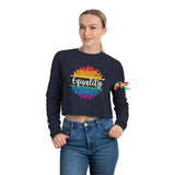 Equality Women's Cropped Sweatshirt - Cosplay Moon