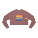 Equality Women's Cropped Sweatshirt - Cosplay Moon