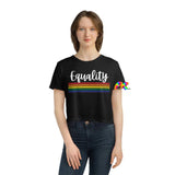 Equality Women's Flowy Cropped Tee - Cosplay Moon