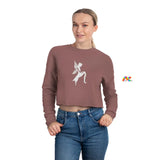 Fairy Silhouette Women's Cropped Sweatshirt - Ashley's Cosplay Cache