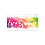 Fire Spinner Bumper Stickers - Ashley's Cosplay Cache