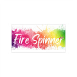 Fire Spinner Bumper Stickers - Ashley's Cosplay Cache