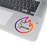 Fire Spinner Kiss-Cut Stickers - Ashley's Cosplay Cache