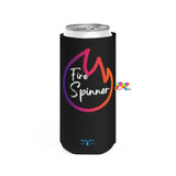 Fire Spinner Slim Can Cooler - Ashley's Cosplay Cache