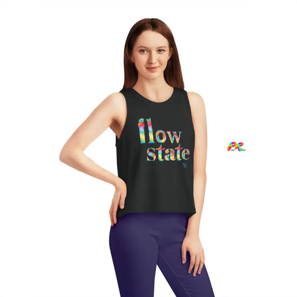 Flow State Women's Dancer Cropped Tank Top - Cosplay Moon