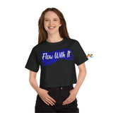 Flow With It Champion Women's Heritage Cropped T-Shirt - Ashley's Cosplay Cache