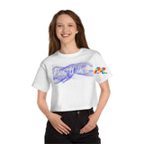 Flow With It Champion Women's Heritage Cropped T-Shirt - Ashley's Cosplay Cache