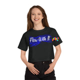 Flow With It Champion Women's Heritage Cropped T-Shirt - Ashley's Cosplay Cache