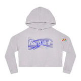 Flow With It Women’s Cropped Hooded Sweatshirt - Ashley's Cosplay Cache