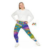 Fluid Palette Plus Size Leggings - Cosplay Moon