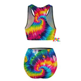 Fusion Tie Dye Racerback Bikini Racer Back