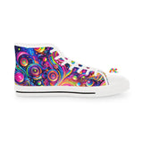 Galactic Pride Men’s Canvas High Top Sneakers Shoes