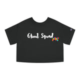 champion cropped shirt, ghost band, ghoul squad shirt, black, crew neck, small to 2XL - cosplay moon