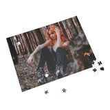 Goth Girl With Orange Hair Puzzle (96, 252, 500, 1000-Piece) - Cosplay Moon