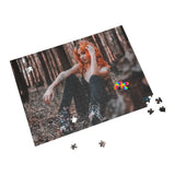 Goth Girl With Orange Hair Puzzle (96, 252, 500, 1000-Piece) - Cosplay Moon