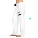 Goth Moth, Women's, White, 100% Polyester, Pajama Pants - Cosplay Moon