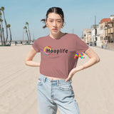 Hooplife Women's Flowy Cropped Tee - Ashley's Cosplay Cache