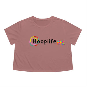 Hooplife Women's Flowy Cropped Tee - Ashley's Cosplay Cache